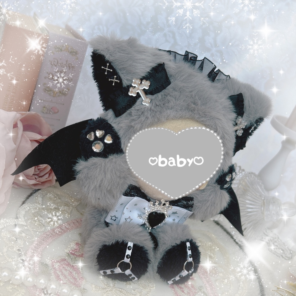 天魔ウルフฅ^˶•̀д•́˶^ฅ ぬい服♡