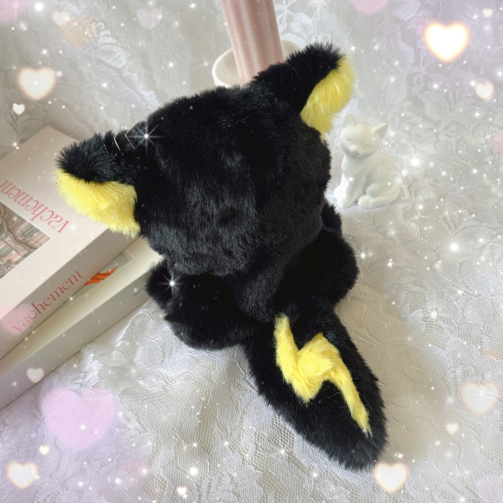 イナズマBLACK Wolfฅ^˶•̀д•́˶^ฅ ˚⋆⚡︎ . ぬい服♡