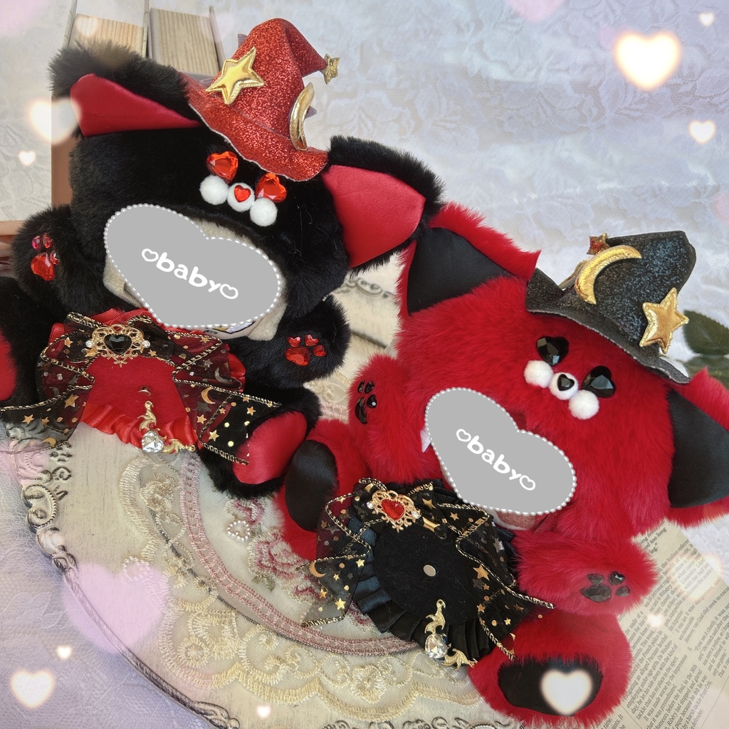 ロゼット×ぬい服 ハロハロにゃんこ(⃔ ꒪꒳꒪̟ )⃕ ↝ ぬい服♥⟡.⋆