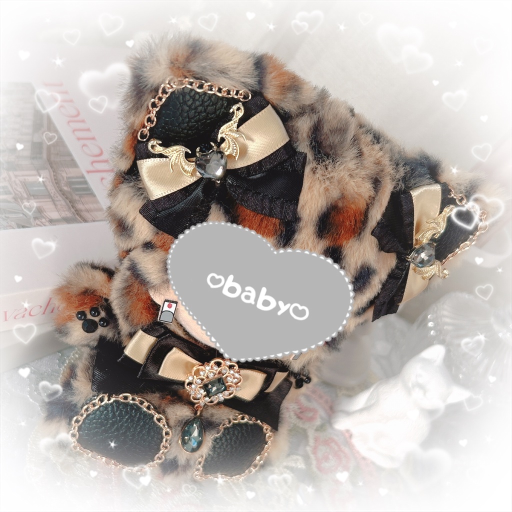 ガオガオ地雷 豹ちゃんฅ^˶•̀д•́˶^ฅ ぬい服♥⟡.⋆