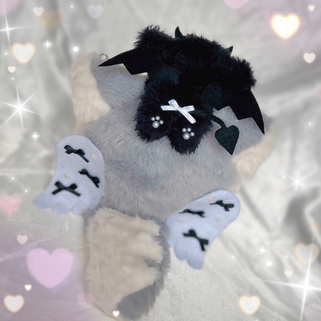 ✧︎*ぬい服 Premium✧︎*。 仲良しベビデビ ウルフたんฅ^˶•̀д•́˶^ฅ