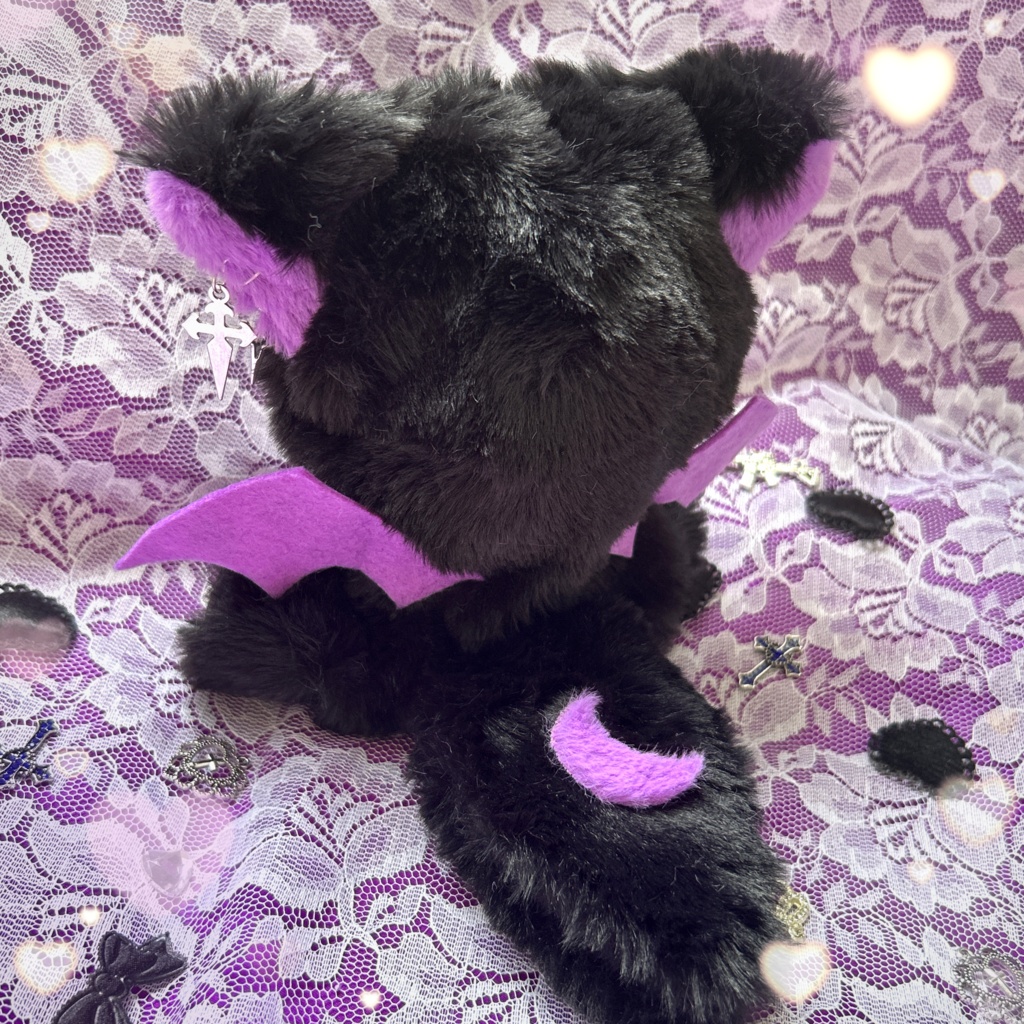 Black Moon Wolf ฅ^˶•̀д•́˶^ฅ ぬい服☾* :゚