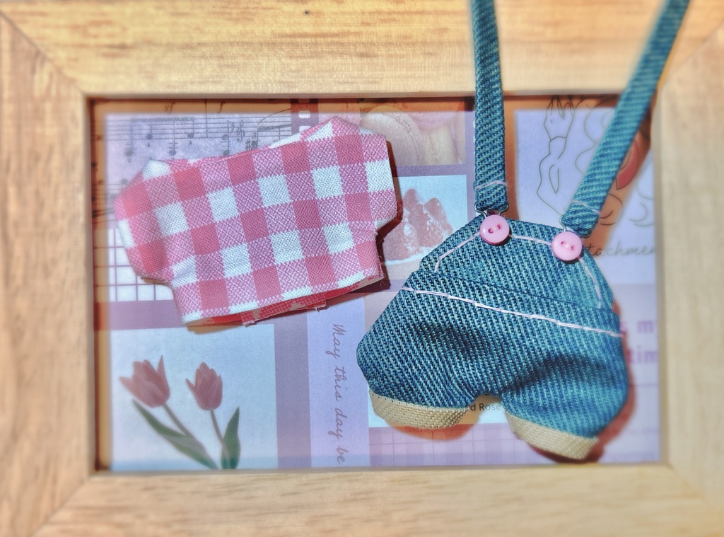 ケツが光るサロペット