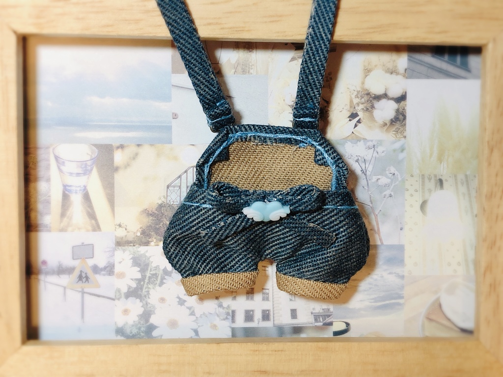 ケツが光るサロペット