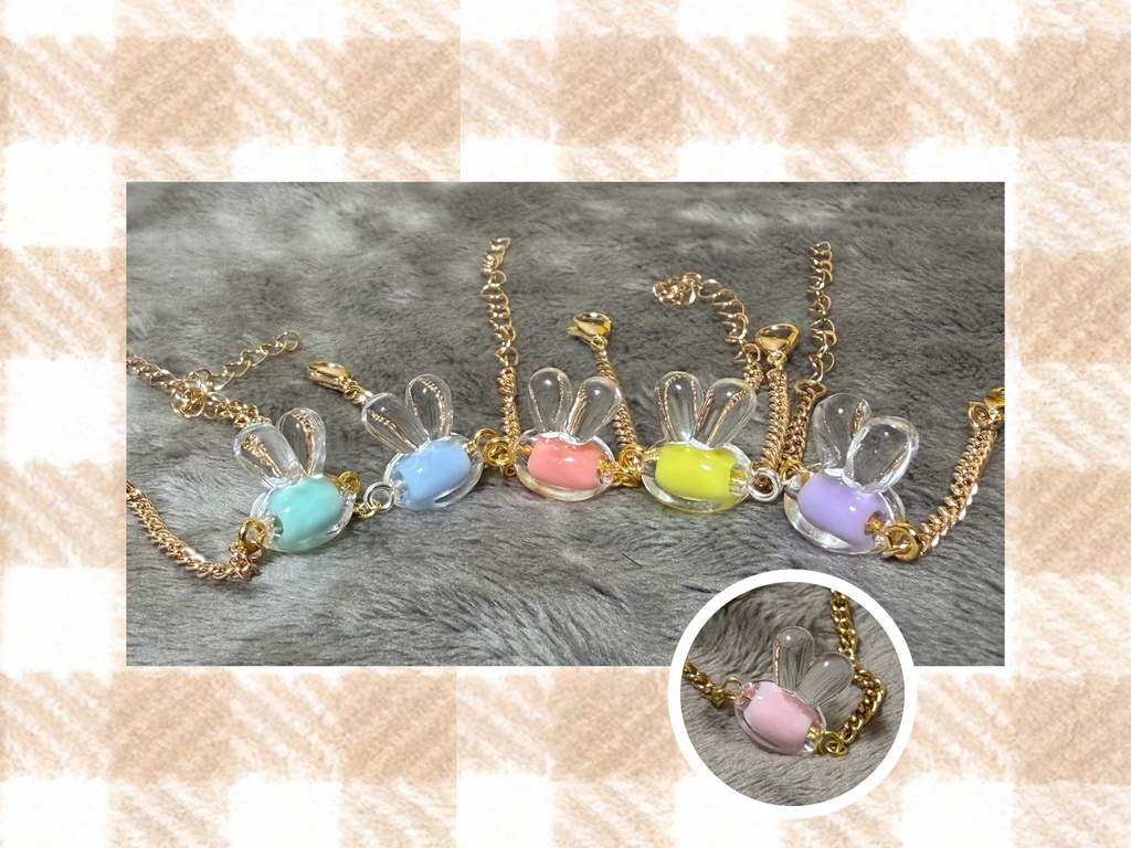 うさぎさんポシェット風チャーム