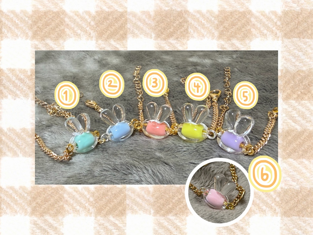 うさぎさんポシェット風チャーム