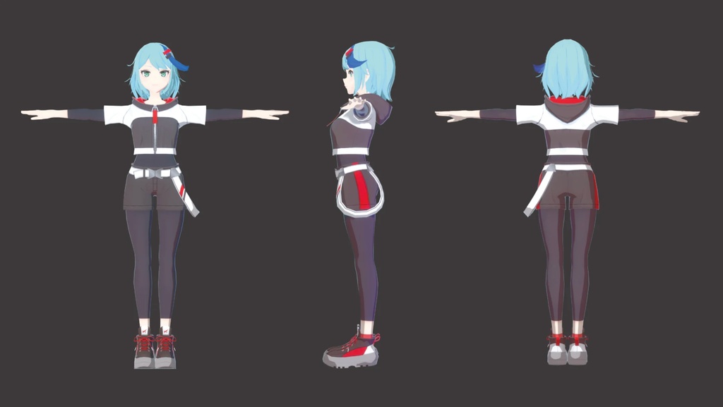 【オリジナル3Dモデル】ニルナちゃん【フリー】 - JackShop - 2/2