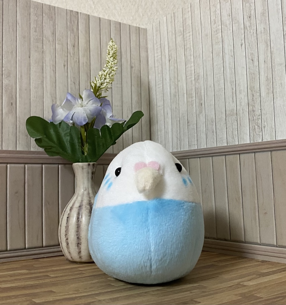 セキセイインコのぬいぐるみ