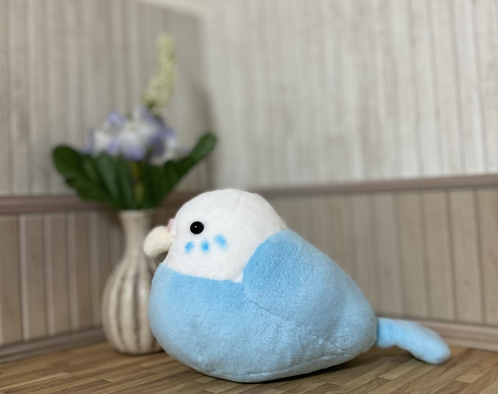 セキセイインコのぬいぐるみ