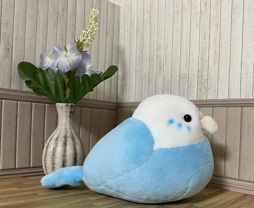 セキセイインコのぬいぐるみ