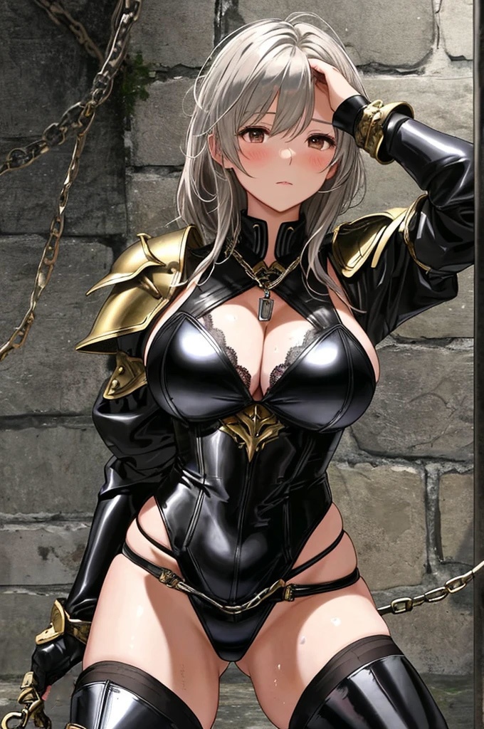 巨乳拘束美女【妄想イラスト美女図鑑vol.62】