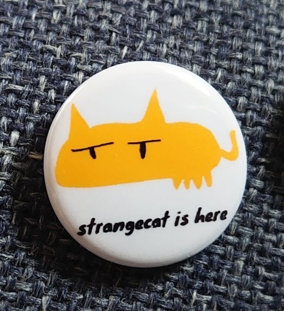 strangecat缶バッジ