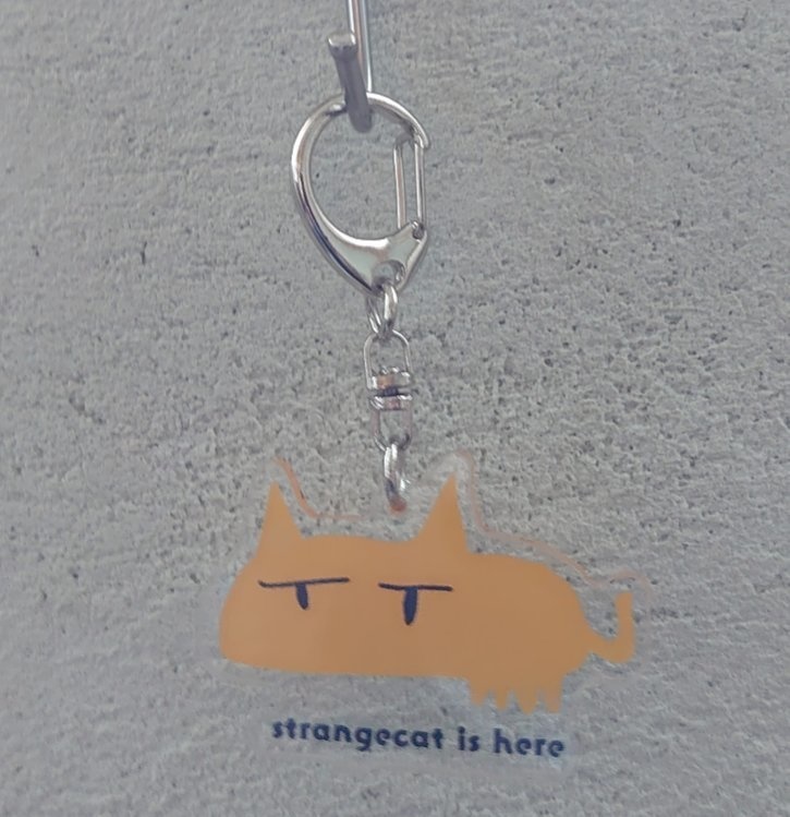 strangecat アクリルキーホルダー