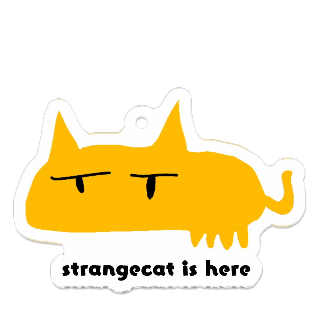 strangecat アクリルキーホルダー