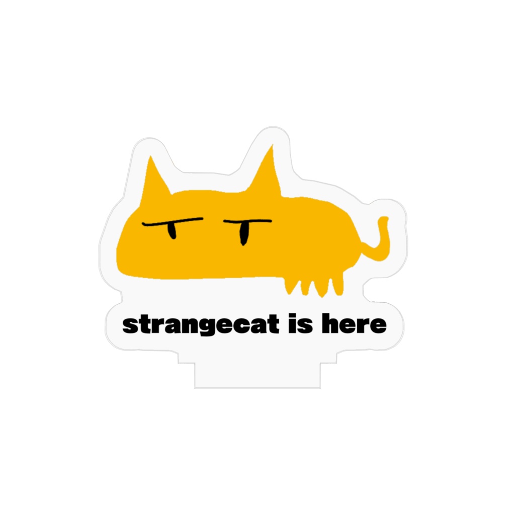 strangecat アクリルフィギュア