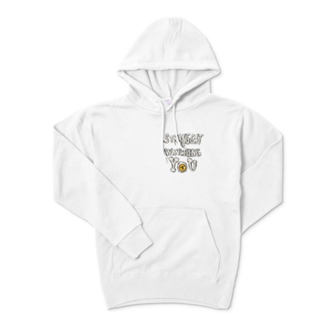 strangecatパーカー(黒/白)