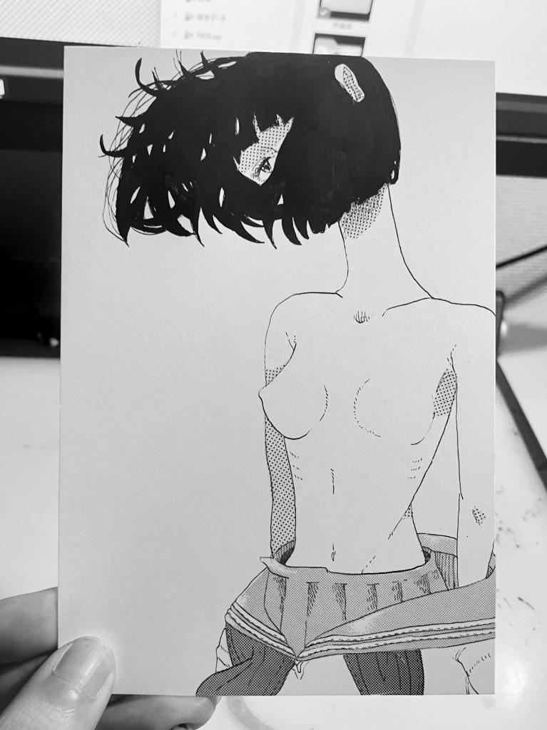 ドローイング　トーン付き