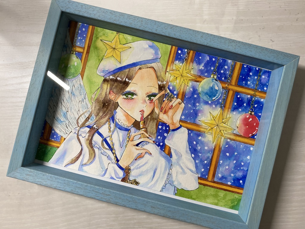 【カラーインク原画】White Christmas