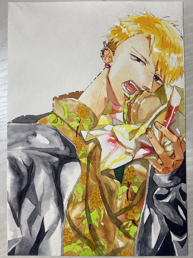 【カラーインク原画】秋