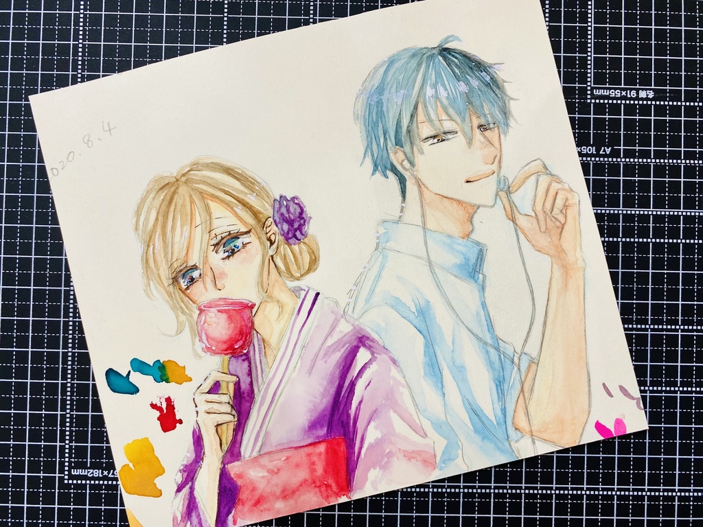 【水彩原画】夏