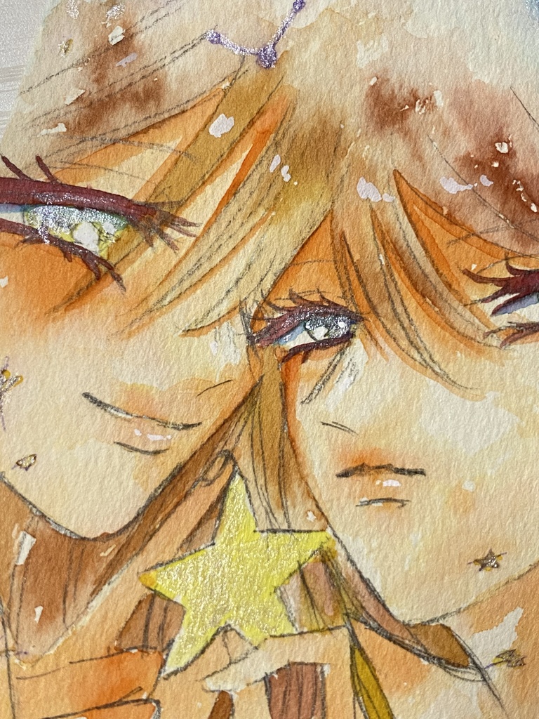 双子座【カラーインク原画】