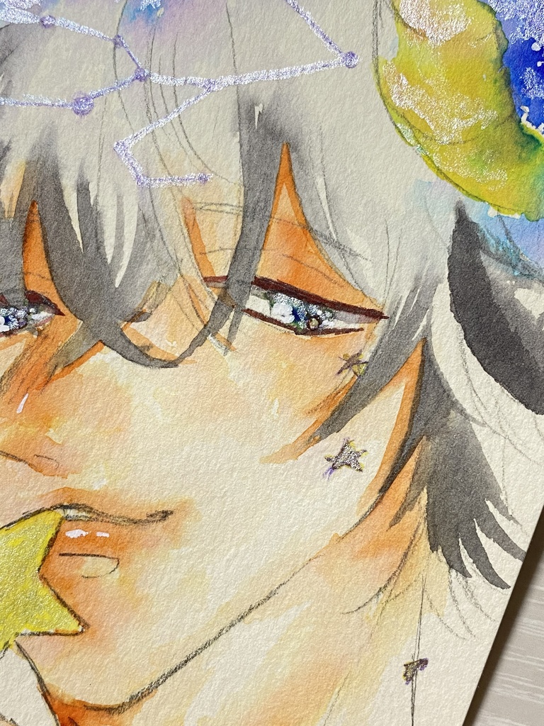 牡牛座【カラーインク原画】