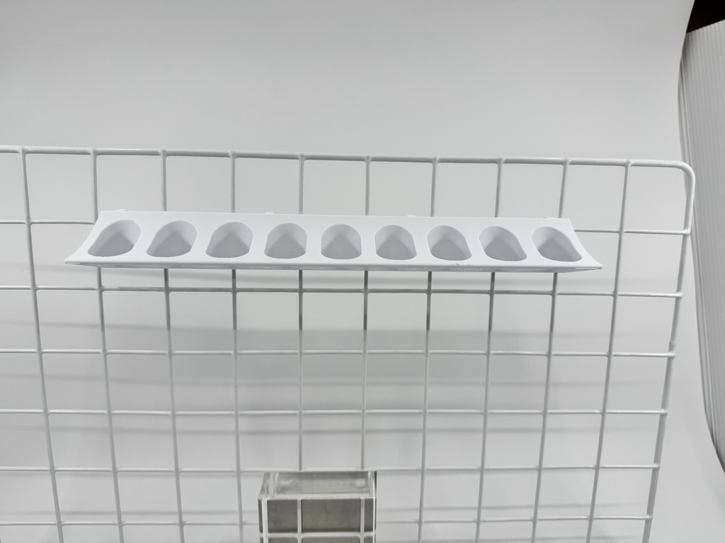 メッシュパネル用ペンチホルダー(9本収納・PLA製)小型工具向け