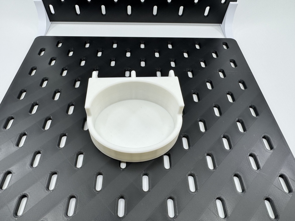 スコーディス互換 スクラビングバブル アルコール除菌ボトルホルダー(IKEA SKÅDIS対応 / 3Dプリント製 PLA)