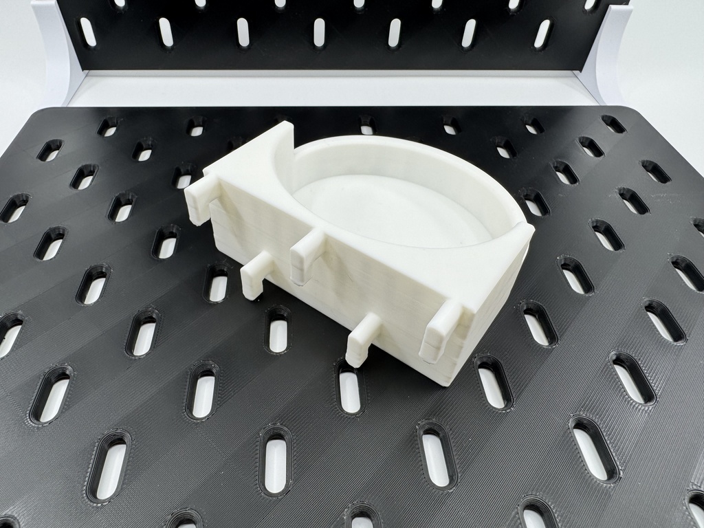 スコーディス互換 スクラビングバブル アルコール除菌ボトルホルダー(IKEA SKÅDIS対応 / 3Dプリント製 PLA)