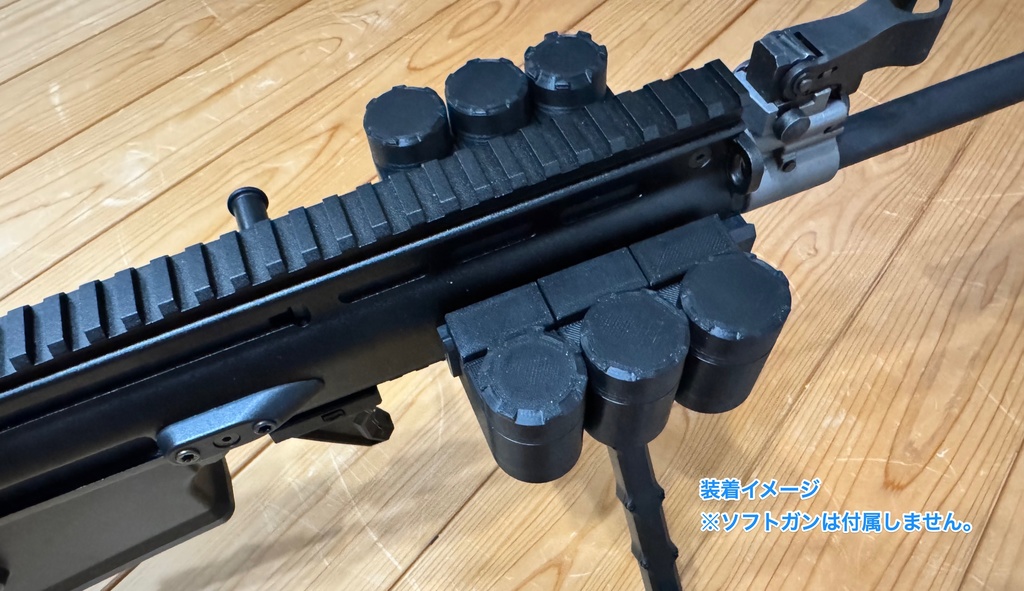 【即時復帰】ピカティニー対応 CR123A 予備バッテリーケース & 収納ケースセット