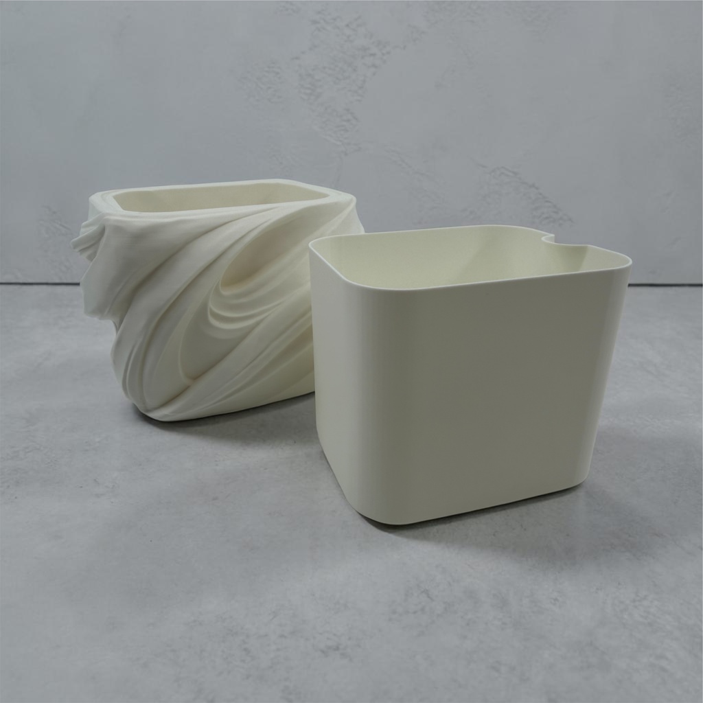 流線型 インナーポット付きプランター