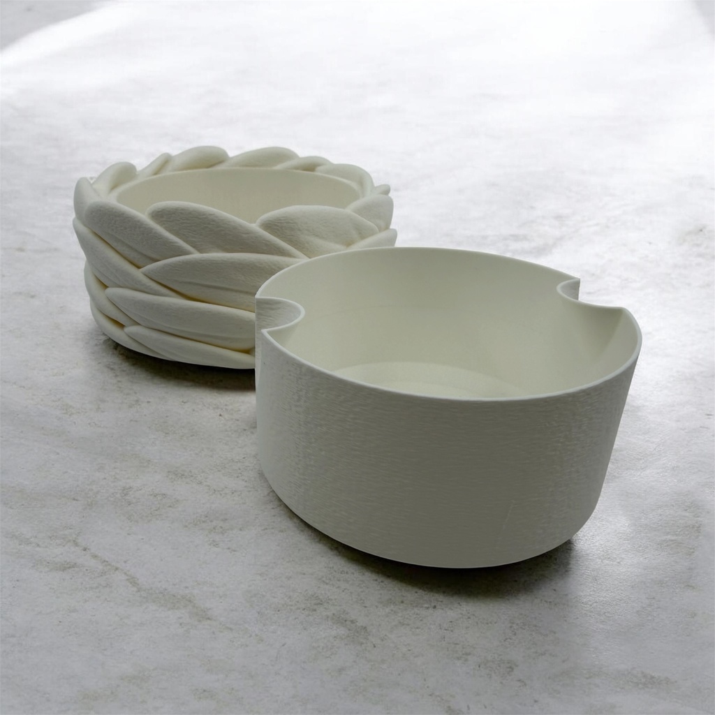 ラムズイヤーリーフ インナーポット付きプランター