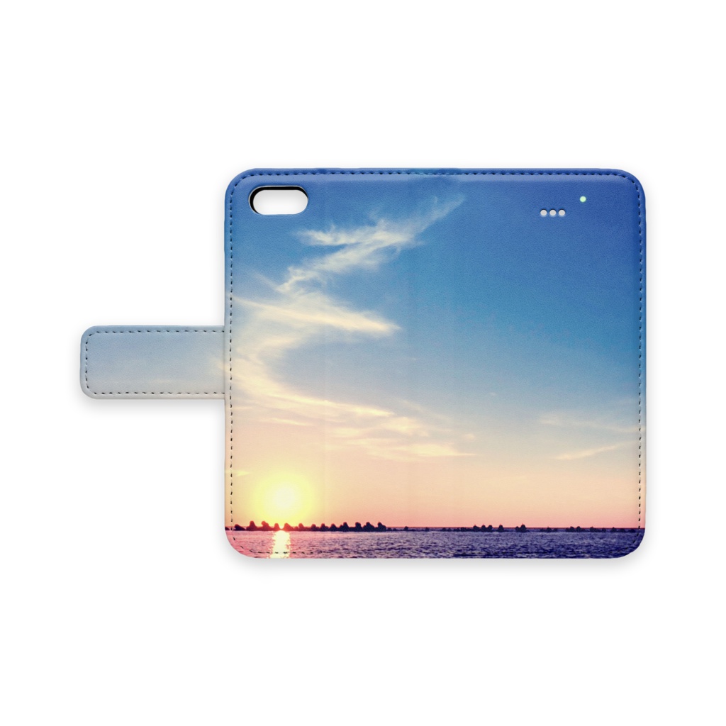 夕陽と海iPhone7,8ケース