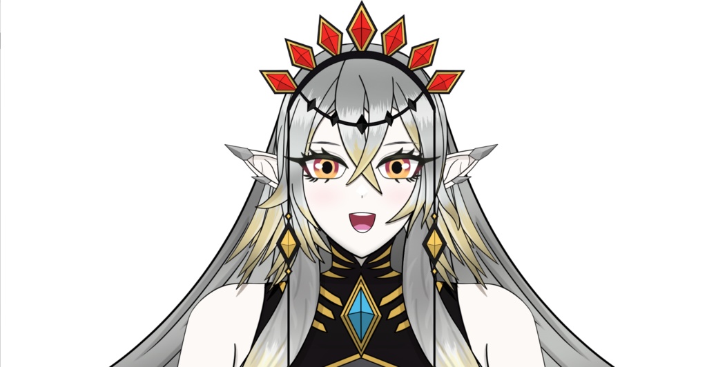 Live2Dモデル - 聖女 カルテシア / Live2D Model - Blazing Cartesia the Virtuous