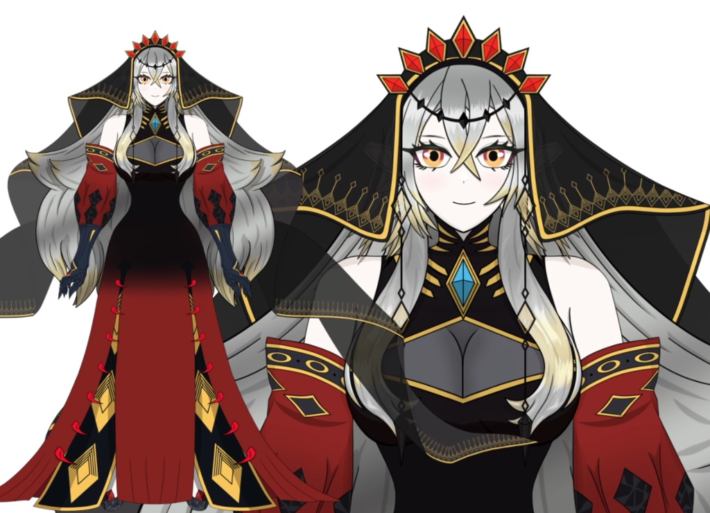 Live2Dモデル - 聖女 カルテシア / Live2D Model - Blazing Cartesia the Virtuous