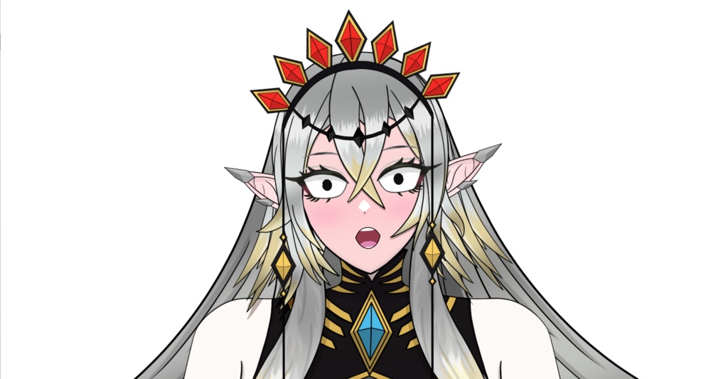 Live2Dモデル - 聖女 カルテシア / Live2D Model - Blazing Cartesia the Virtuous