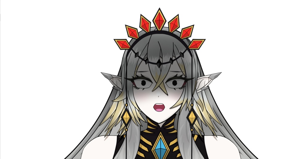 Live2Dモデル - 聖女 カルテシア / Live2D Model - Blazing Cartesia the Virtuous