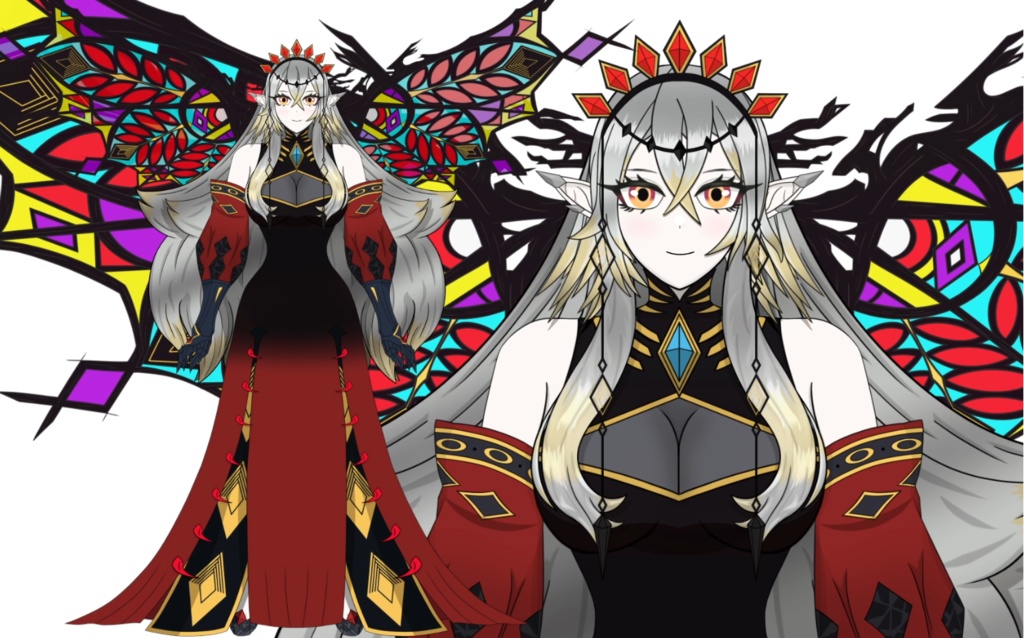 Live2Dモデル - 聖女 カルテシア / Live2D Model - Blazing Cartesia the Virtuous