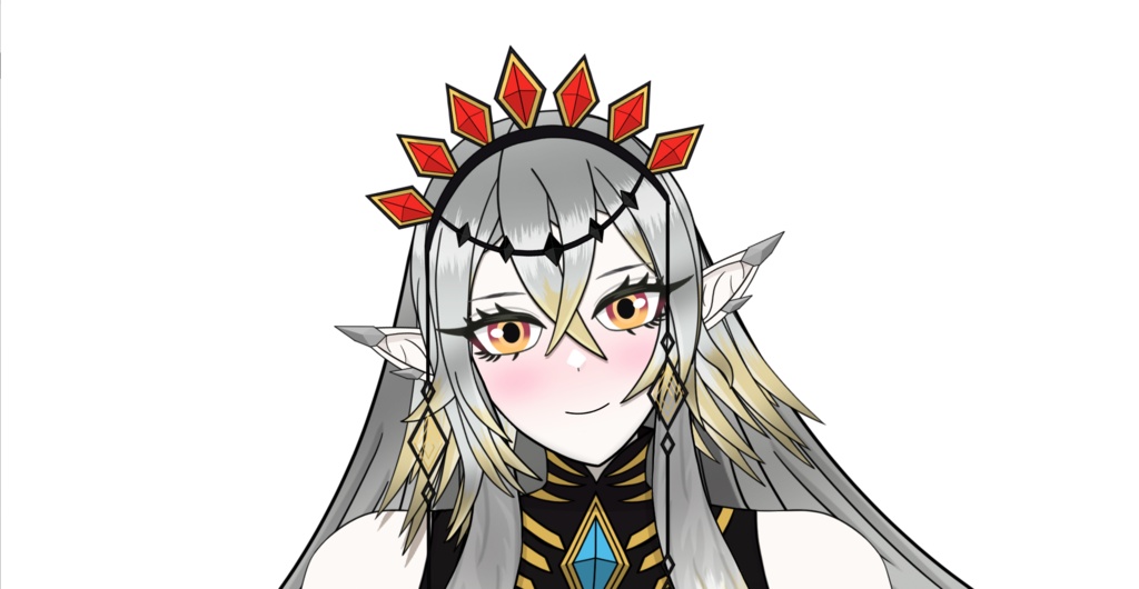 Live2Dモデル - 聖女 カルテシア / Live2D Model - Blazing Cartesia the Virtuous