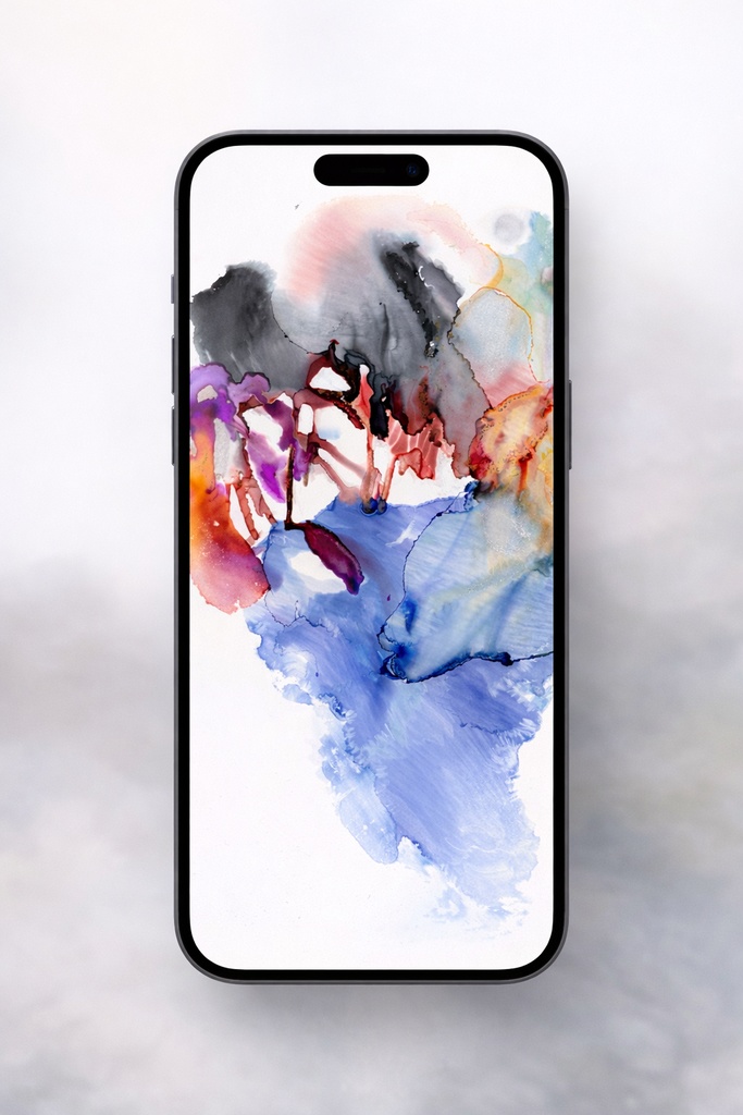 残響散歌 / Alcohol Ink Wallpaper – Haruko