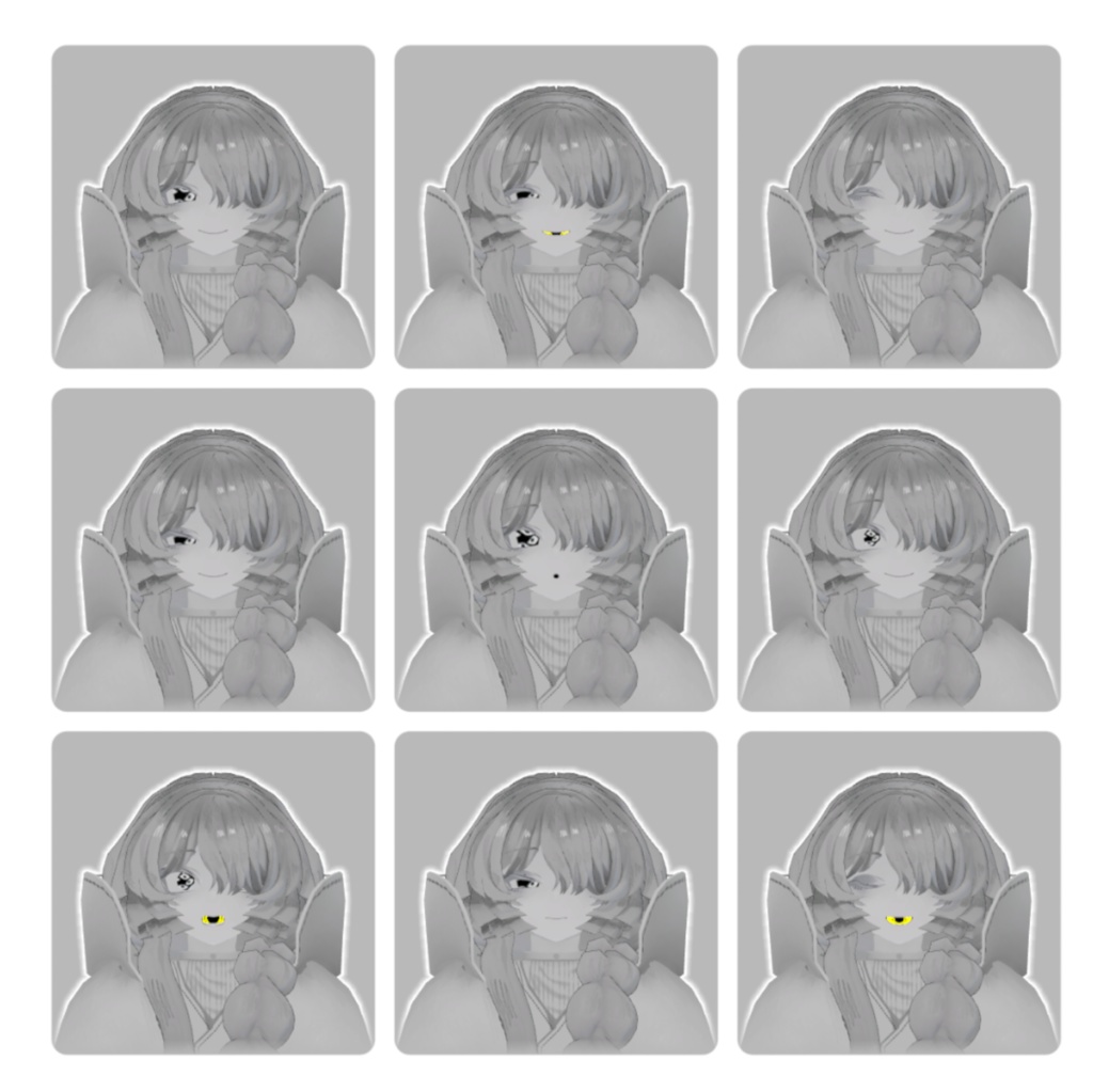 【ミヴョル専用】SAN値チェックアイテクスチャ 【VRCHAT】【無料】