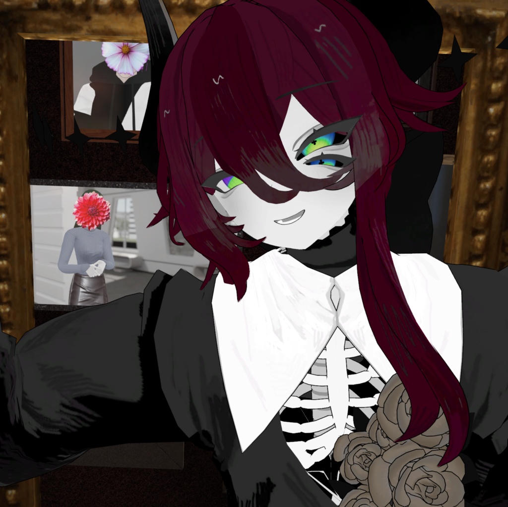 【ラ・フルーロ専用】ネオンっぽいアイテクスチャ 【VRCHAT】【無料】