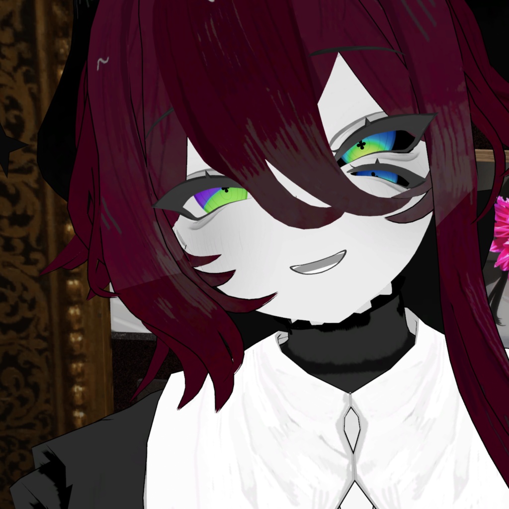 【ラ・フルーロ専用】ネオンっぽいアイテクスチャ 【VRCHAT】【無料】