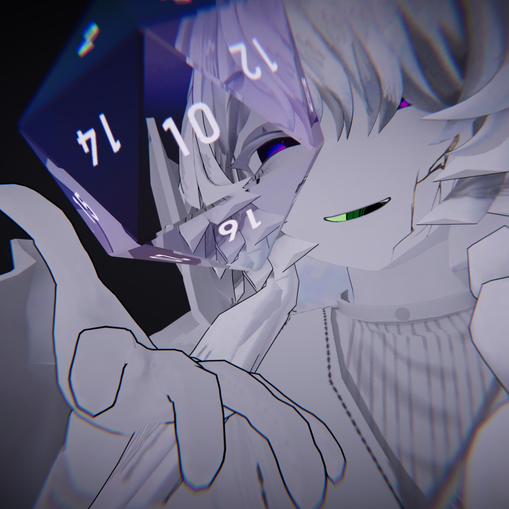 【ミヴョル専用】動くギョロっとアイテクスチャ 【VRCHAT】【無料】