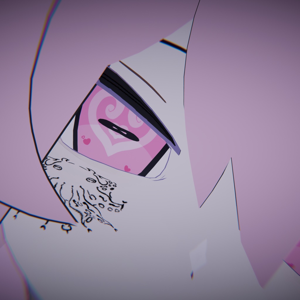 【lavaju専用】ハートのお目目アイテクスチャ 【VRCHAT】【無料】