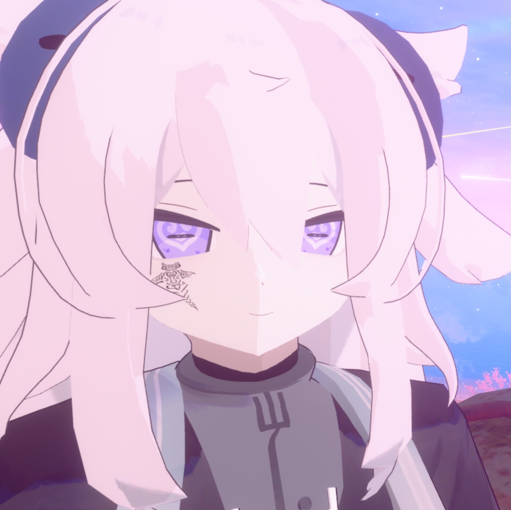 【lavaju専用】ハートのお目目アイテクスチャ 【VRCHAT】【無料】