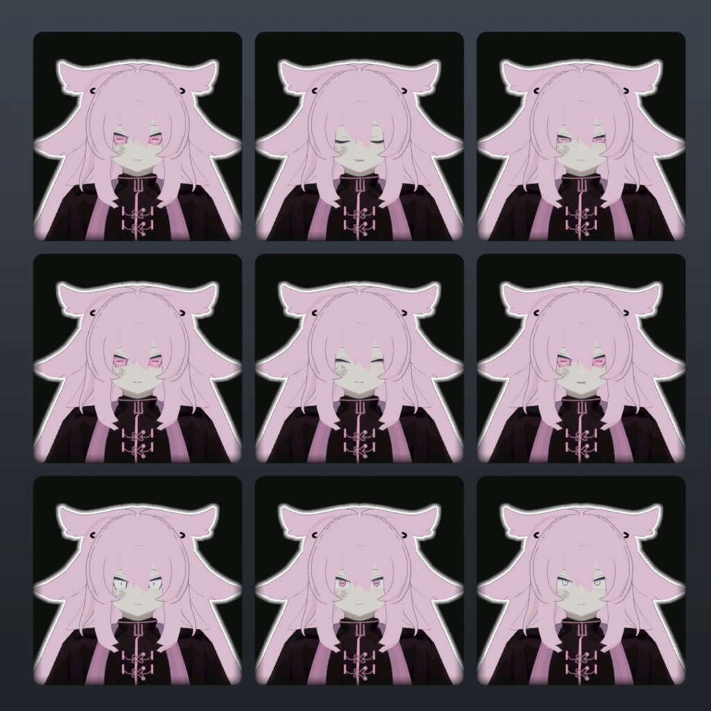 【lavaju専用】ハートのお目目アイテクスチャ 【VRCHAT】【無料】