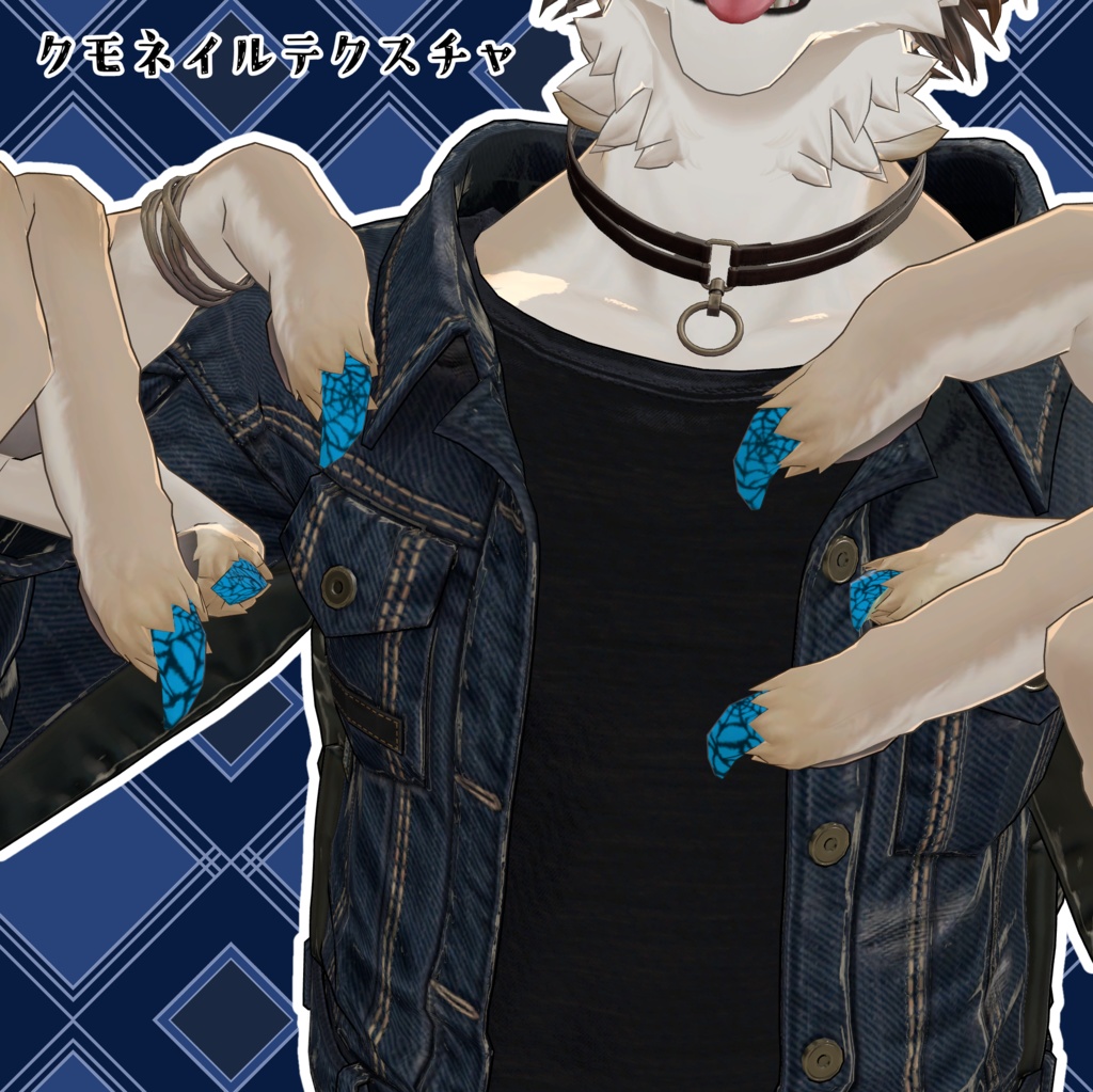 【-Akit-専用】2種のネイルテクスチャ【無料】