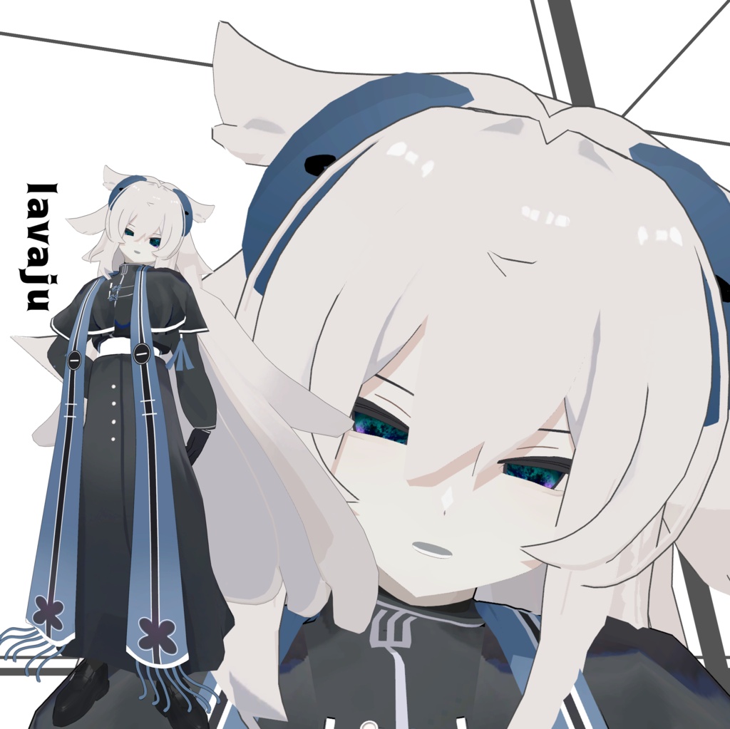 【14アバター対応】宝石溝アイテクスチャ