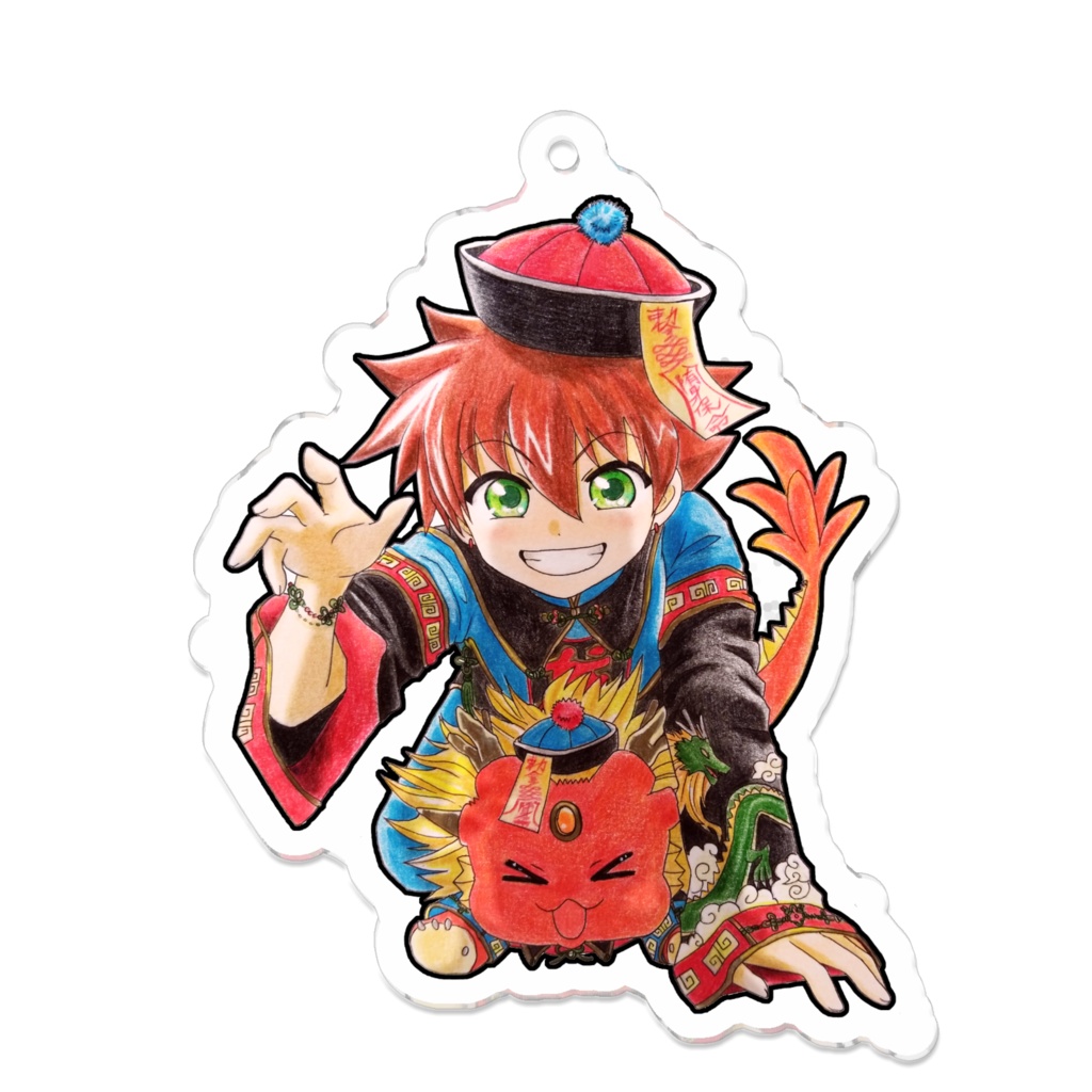 リクトとアオちゃん（ハロウィンver）アクリルキーホルダー